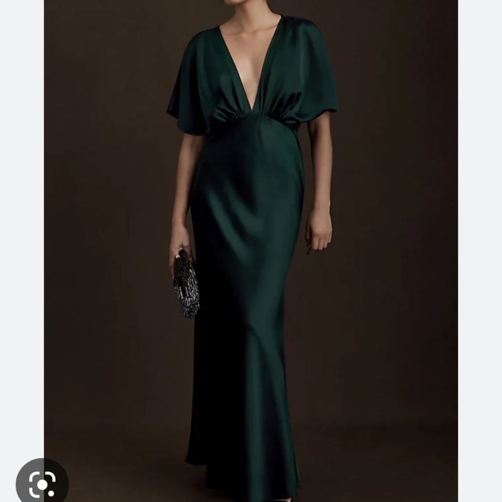 BHLDN Leila Satin Charmeuse Dress